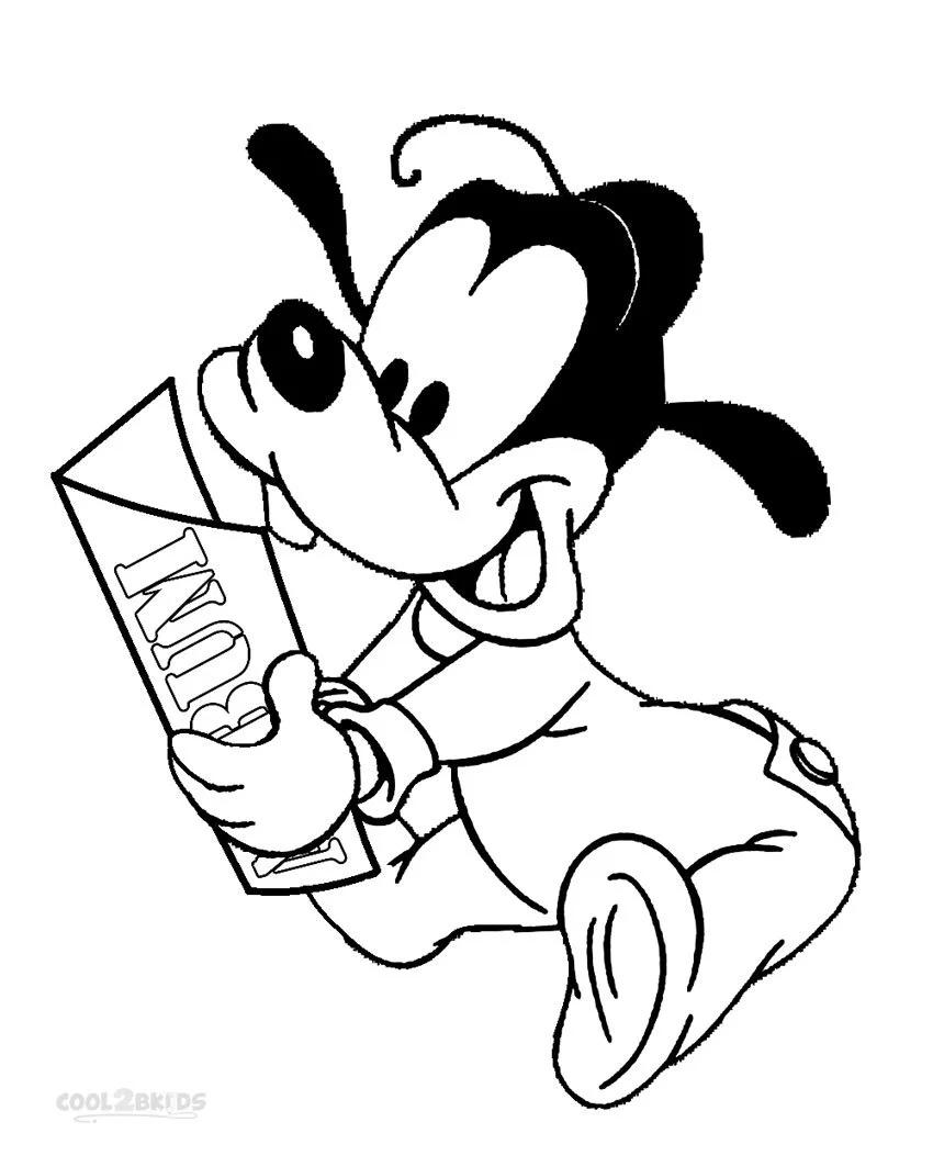 Goofy Coloring Pages 77