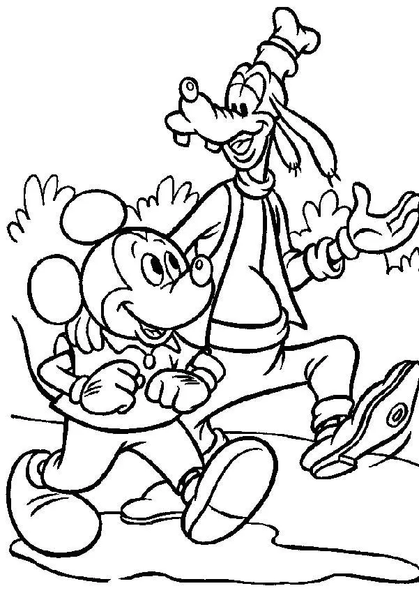 Goofy Coloring Pages 83