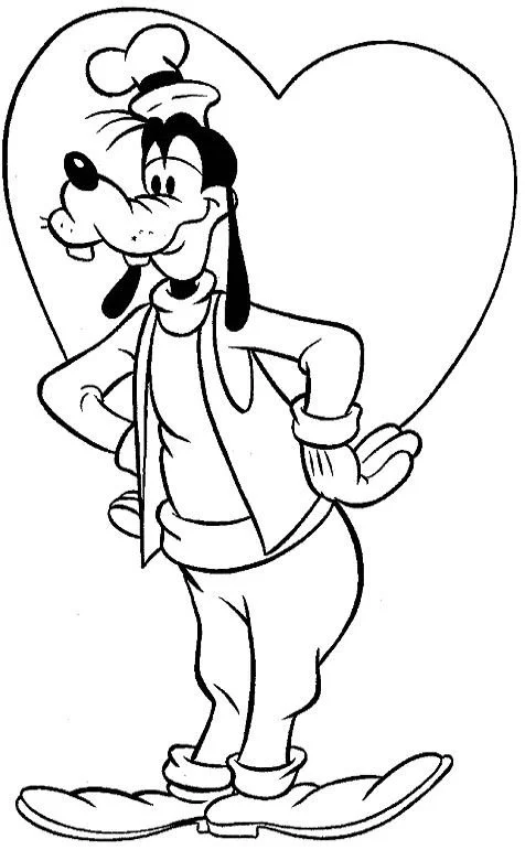 Goofy Coloring Pages 87