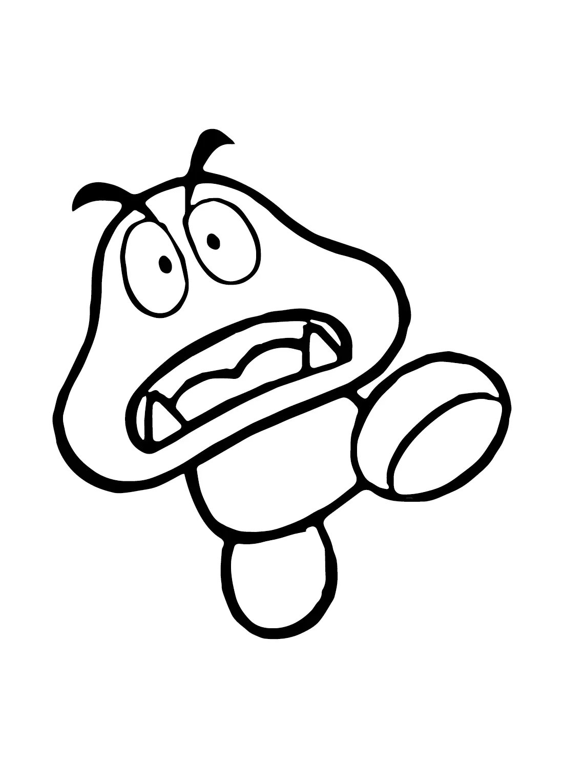 Goomba Para Colorear 10