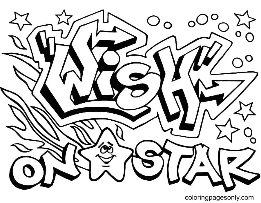 Graffiti Coloring Pages 40