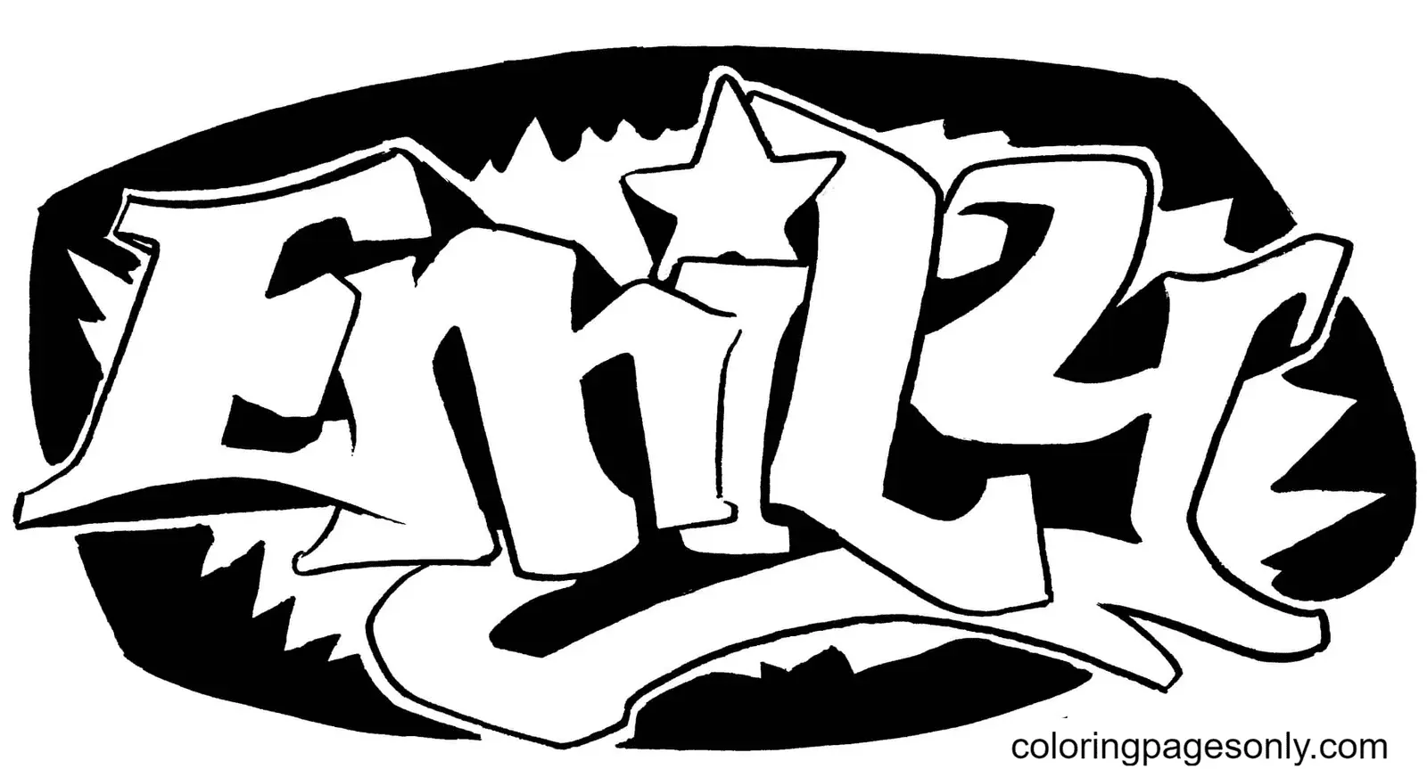 Graffiti Coloring Pages 41