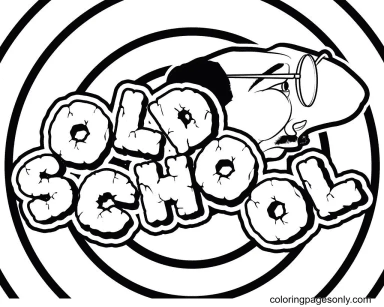 Graffiti Coloring Pages 74