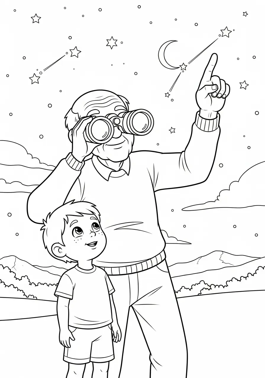 Abuelo Para Colorear 14