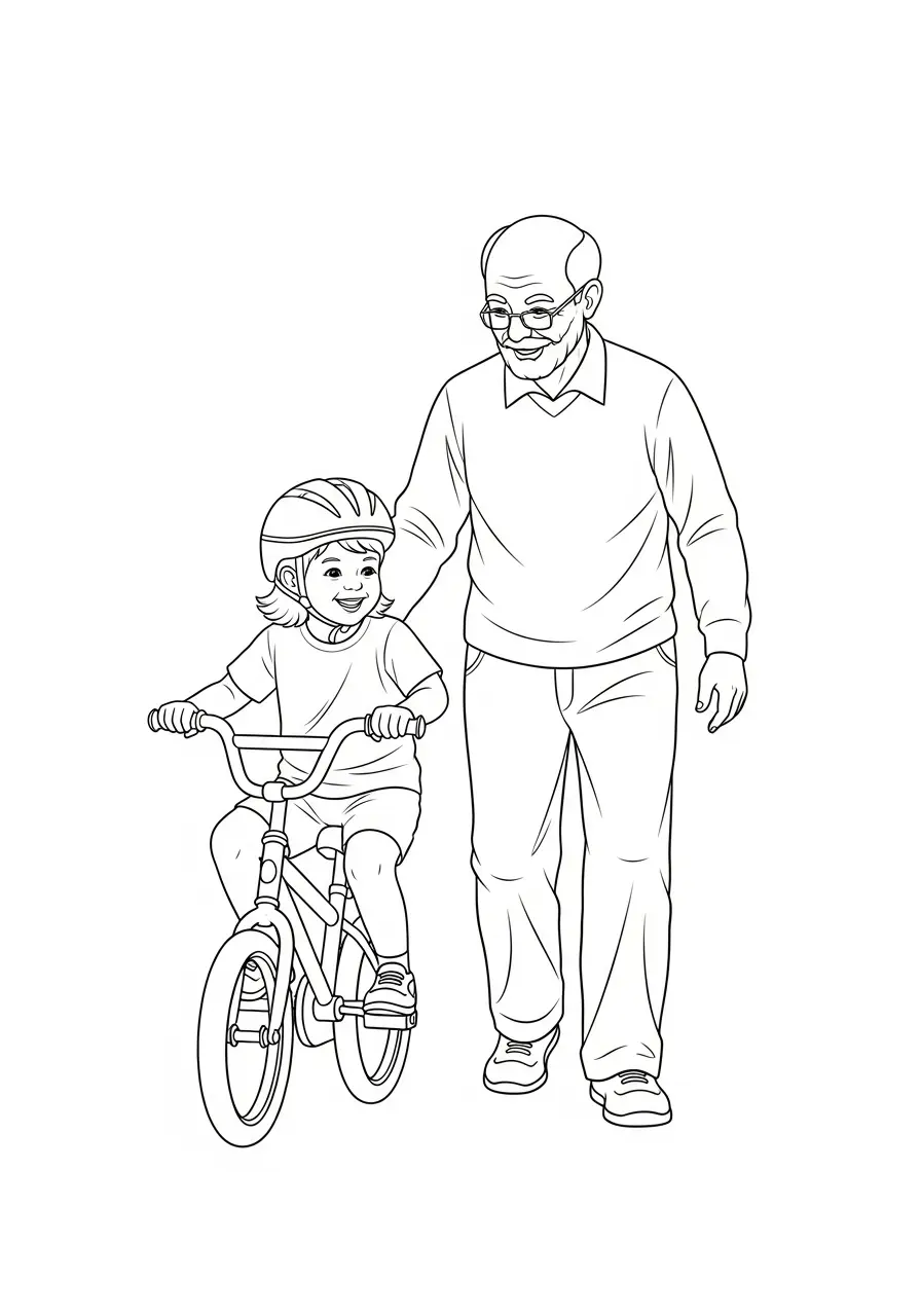 Abuelo Para Colorear 8