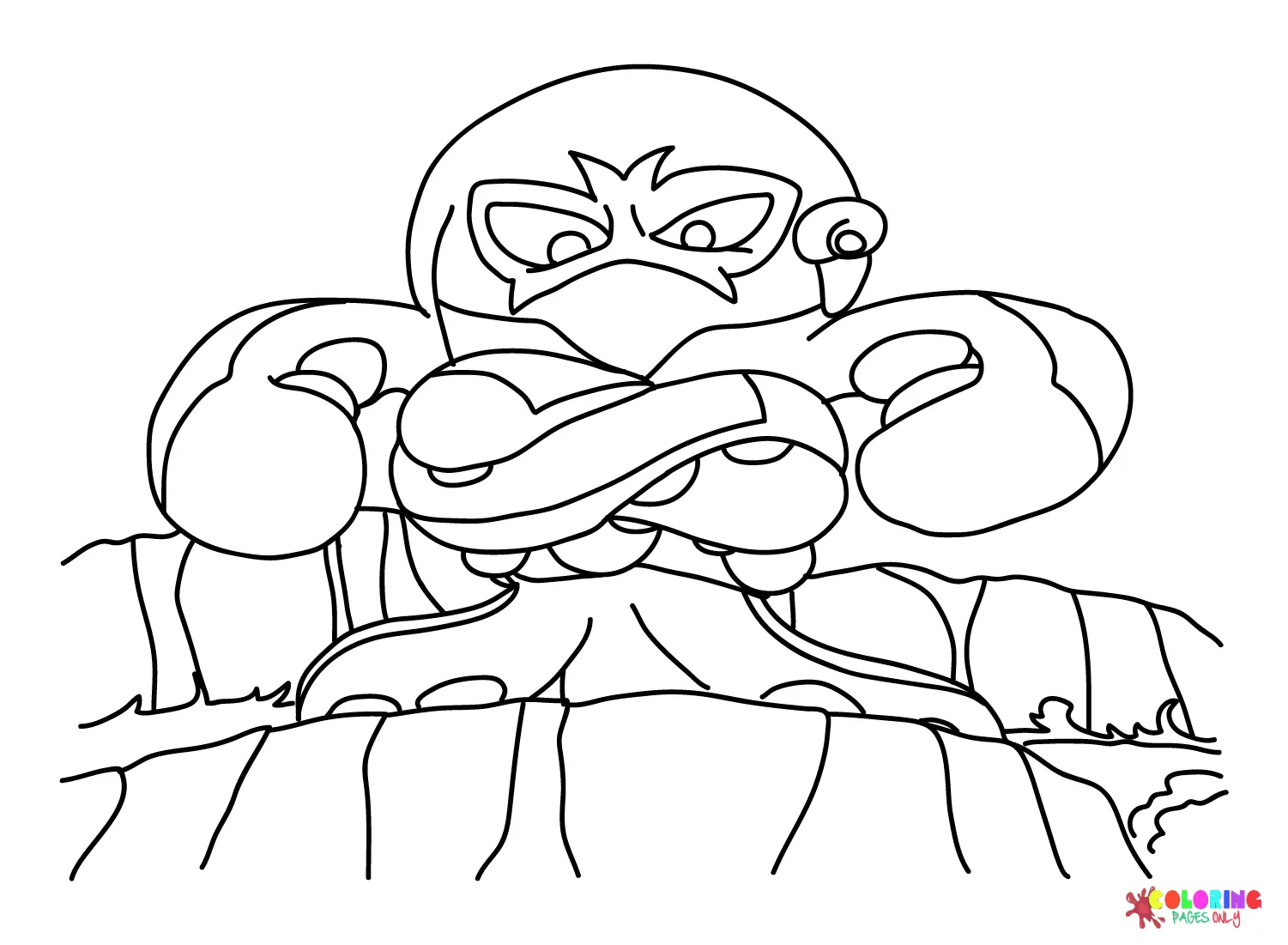Desenhos de Grapploct Para Colorir 6