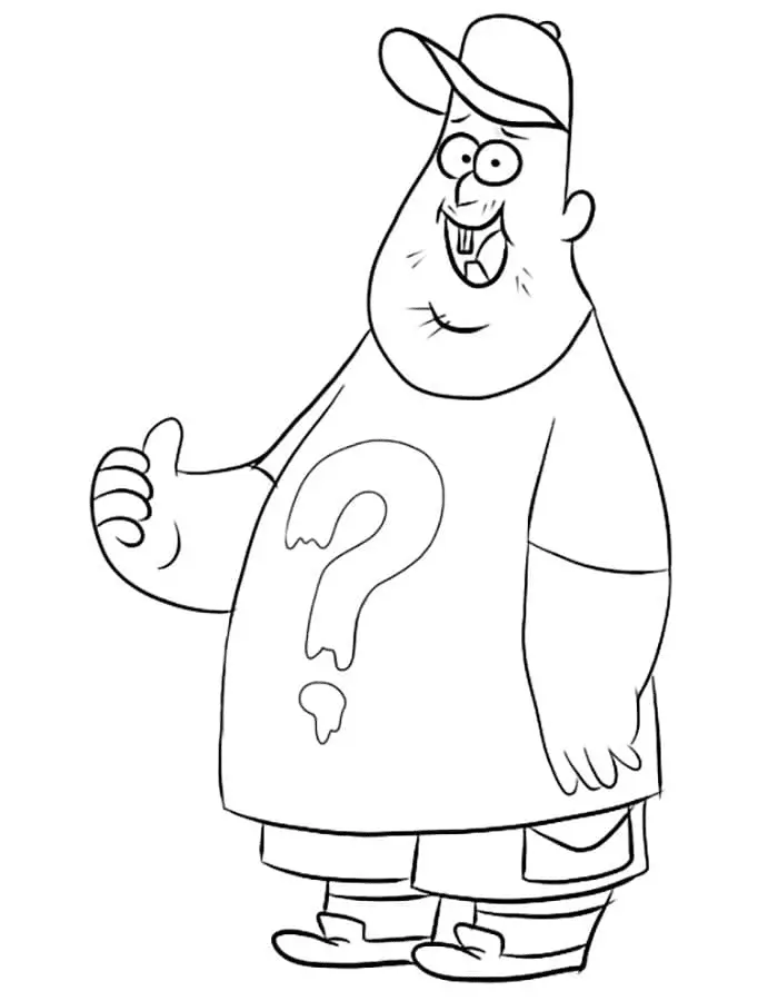 Desenhos de Gravity Falls Para Colorir 12