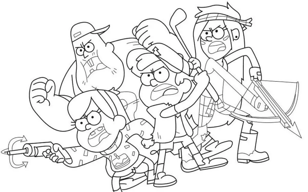 Desenhos de Gravity Falls Para Colorir 6