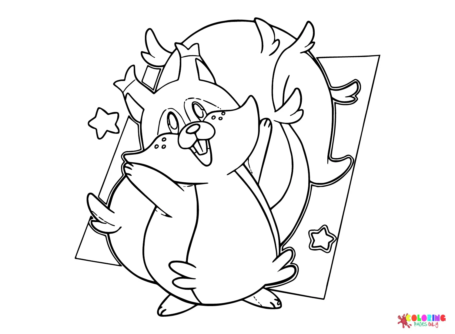 Greedent Para Colorear