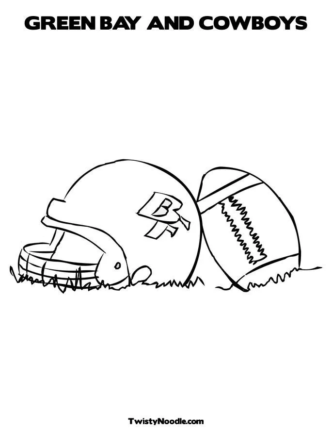 Green Bay Packers Para Colorir 1