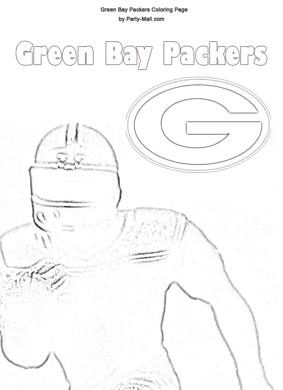 Green Bay Packers Para Colorir 13