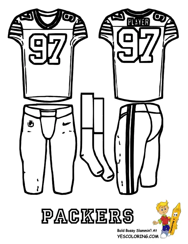 Green Bay Packers Para Colorir 2
