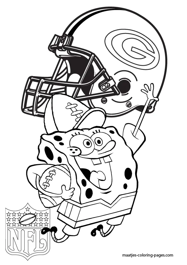 Green Bay Packers Para Colorir 20
