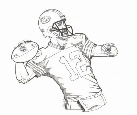 Green Bay Packers Para Colorir 21
