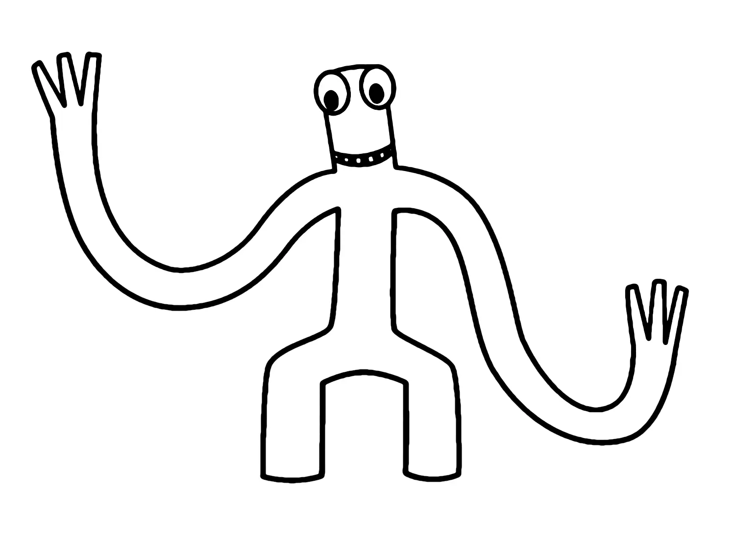 Green Rainbow Friends Coloring Pages 19