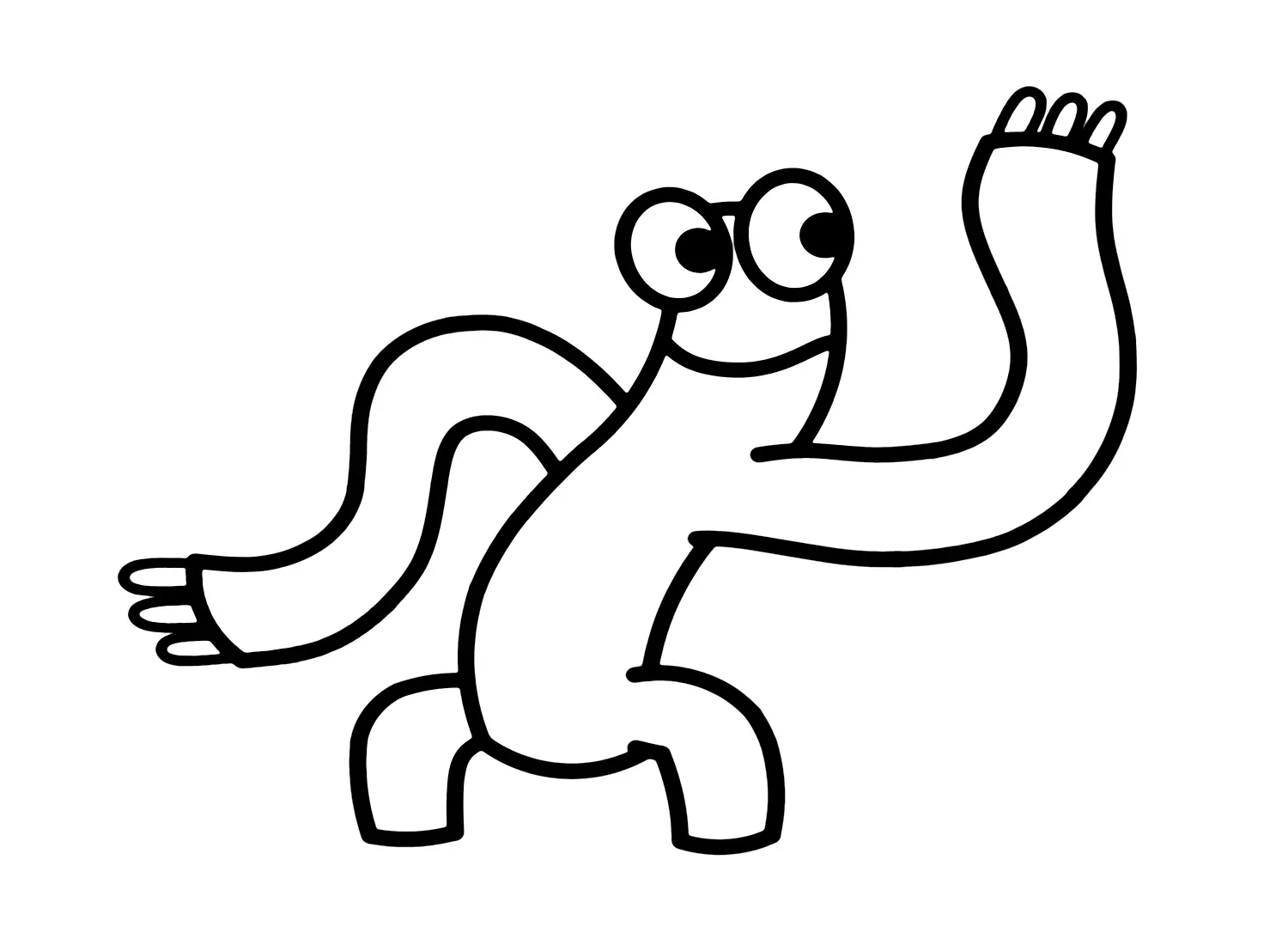 Green Rainbow Friends Coloring Pages 21