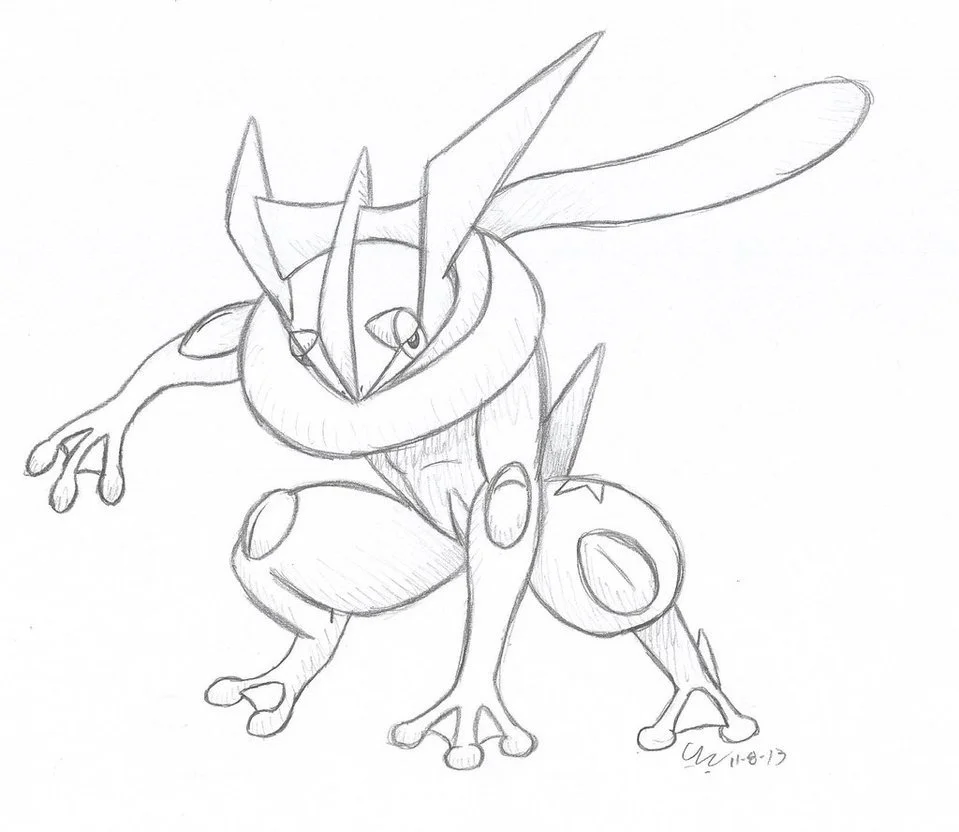 Greninja Coloring Pages 18
