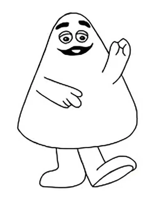 Grimace Coloring Pages 1