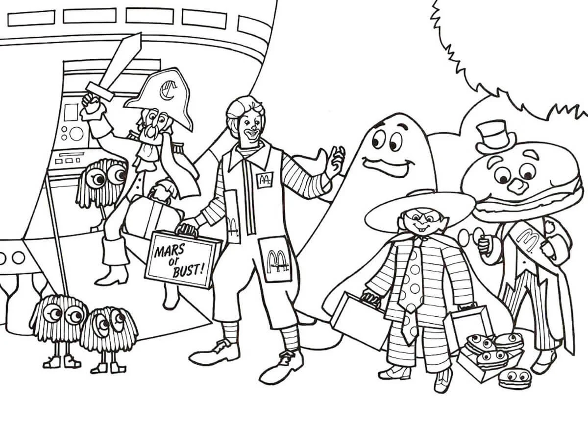 Grimace Coloring Pages 10