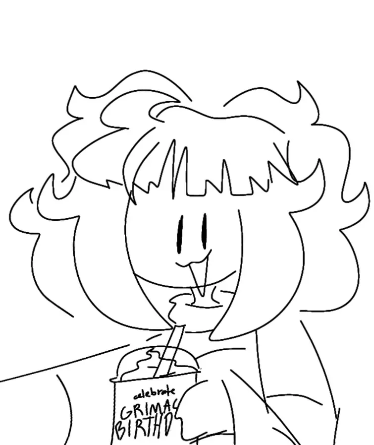Grimace Shake Ausmalbilder 13