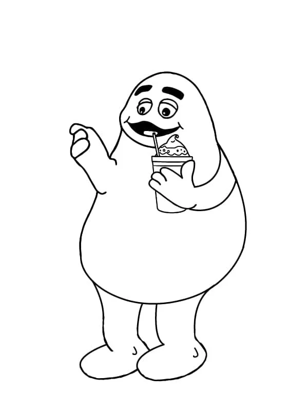 Grimace Shake Ausmalbilder 4