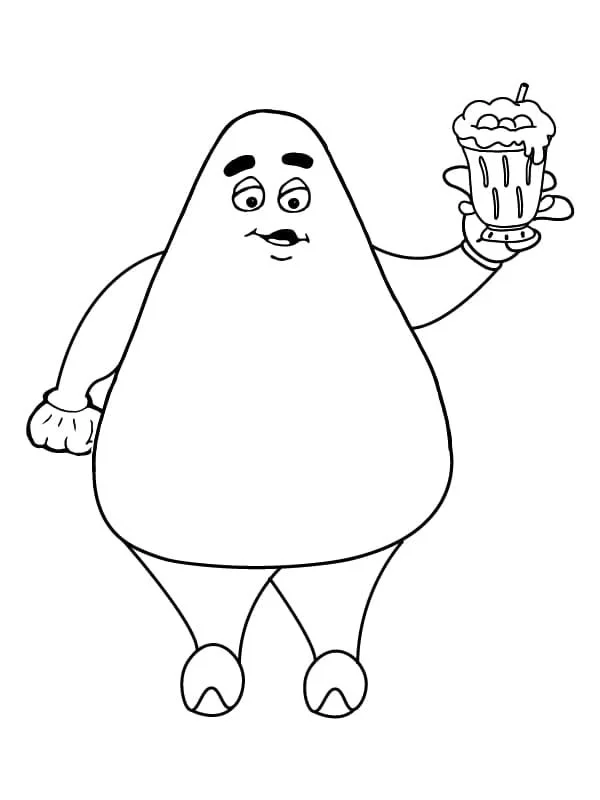 Grimace Shake Ausmalbilder 5