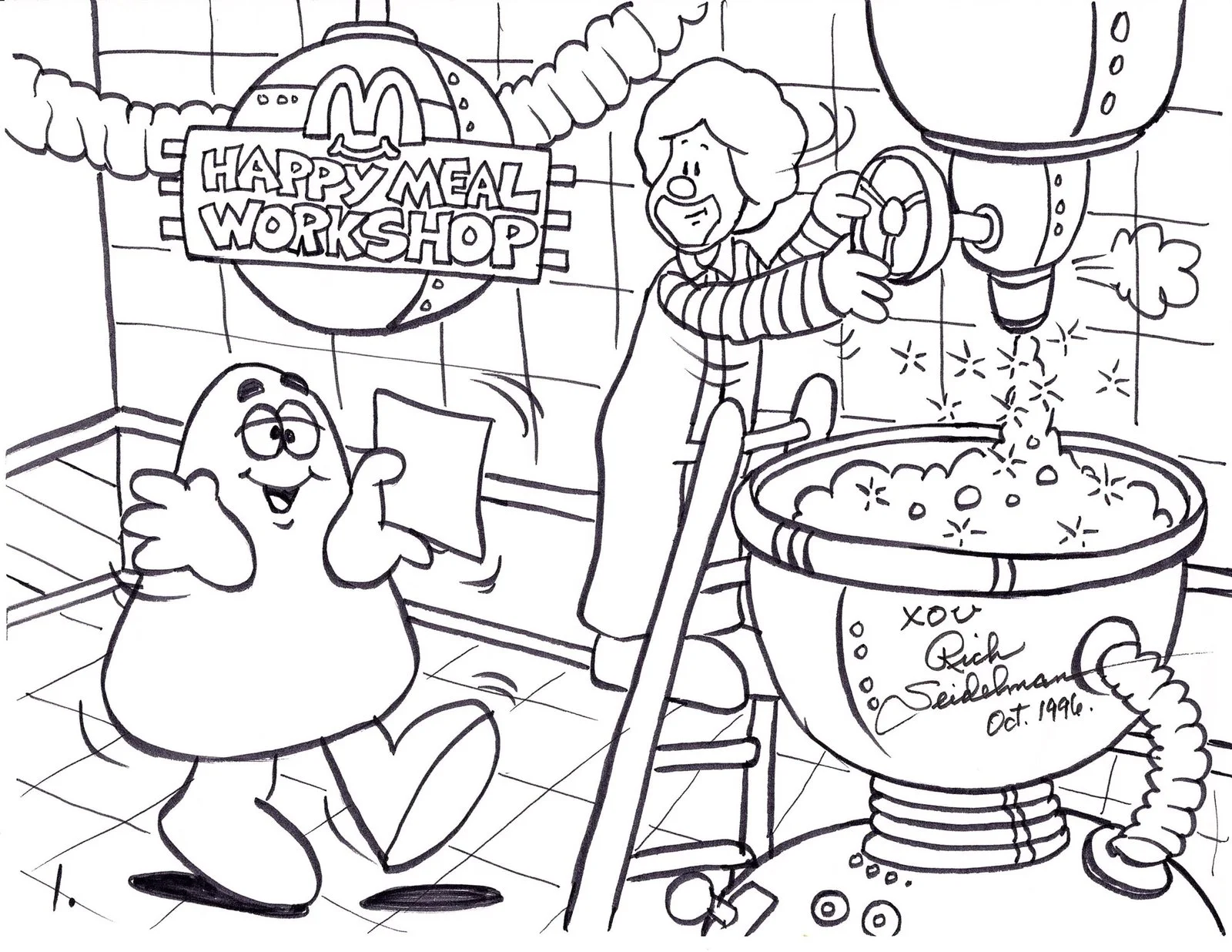 Grimace Shake Ausmalbilder 8
