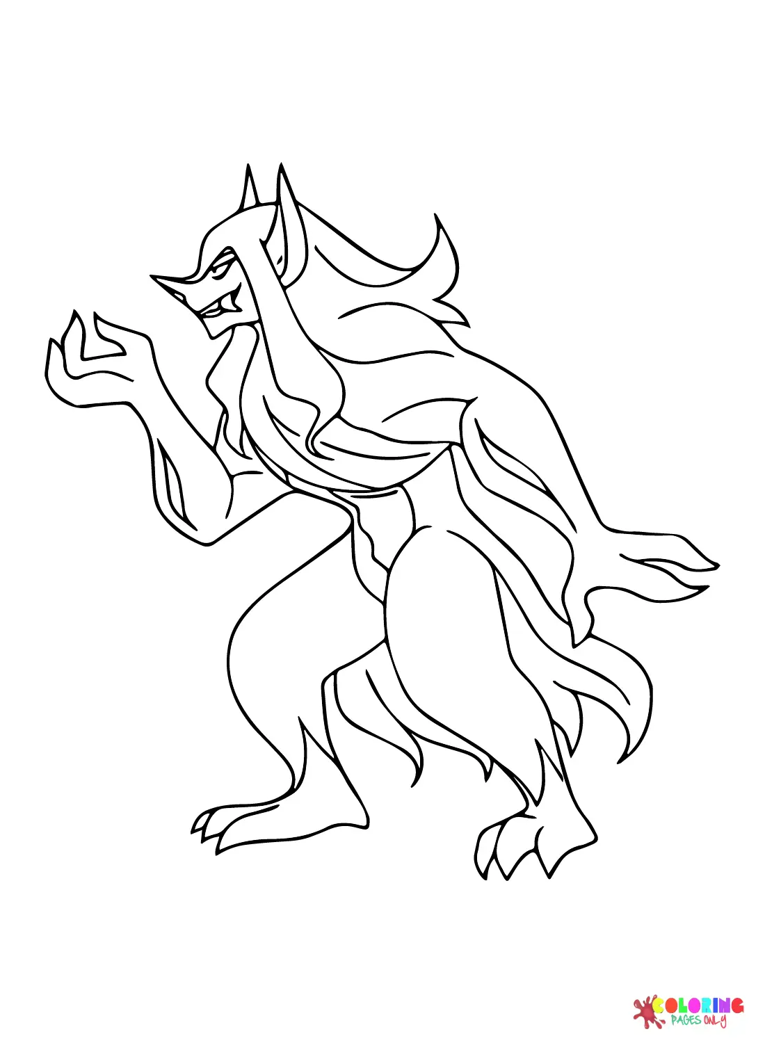 Grimmsnarl Coloring Pages 1