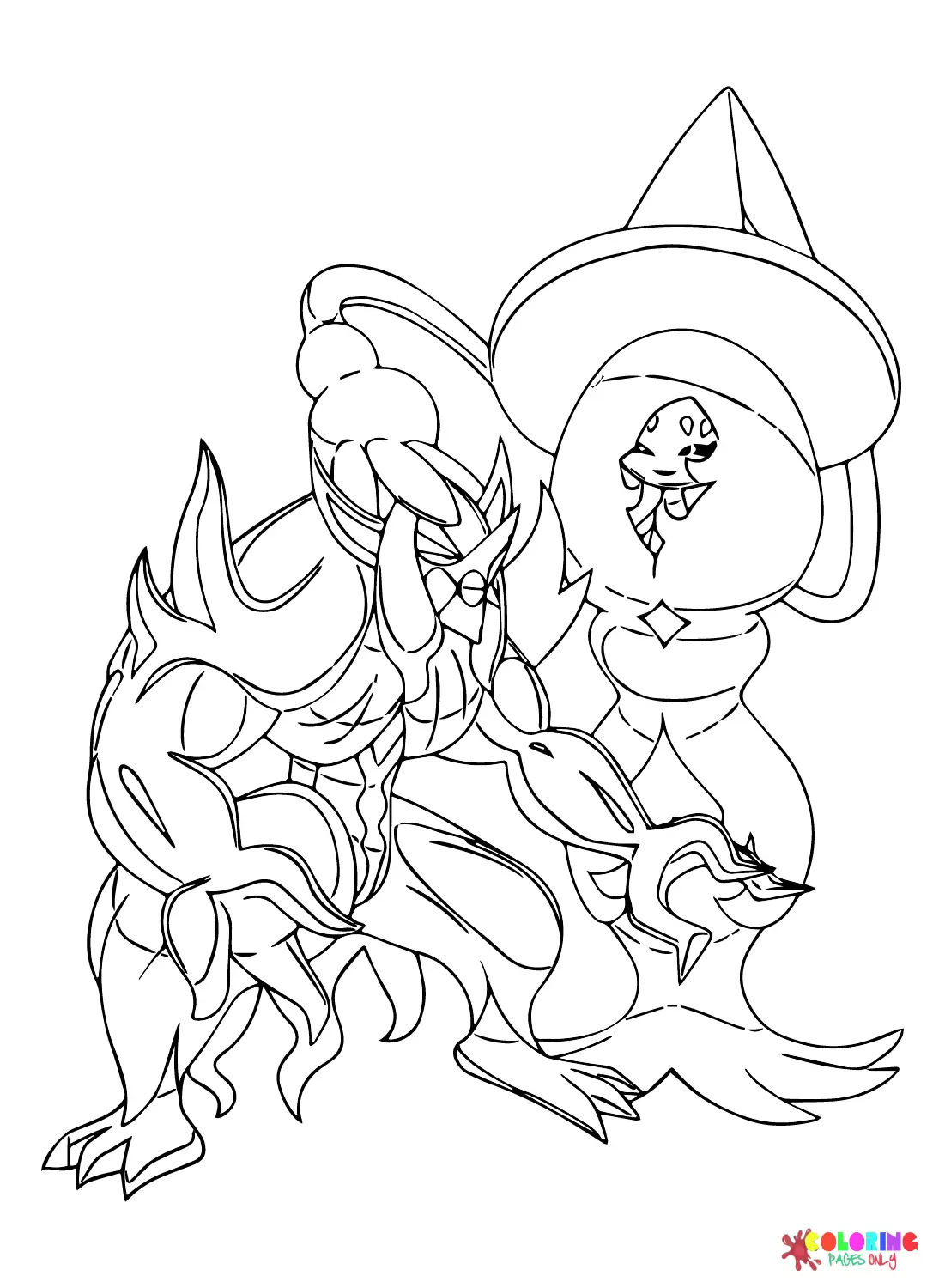 Grimmsnarl Coloring Pages 10
