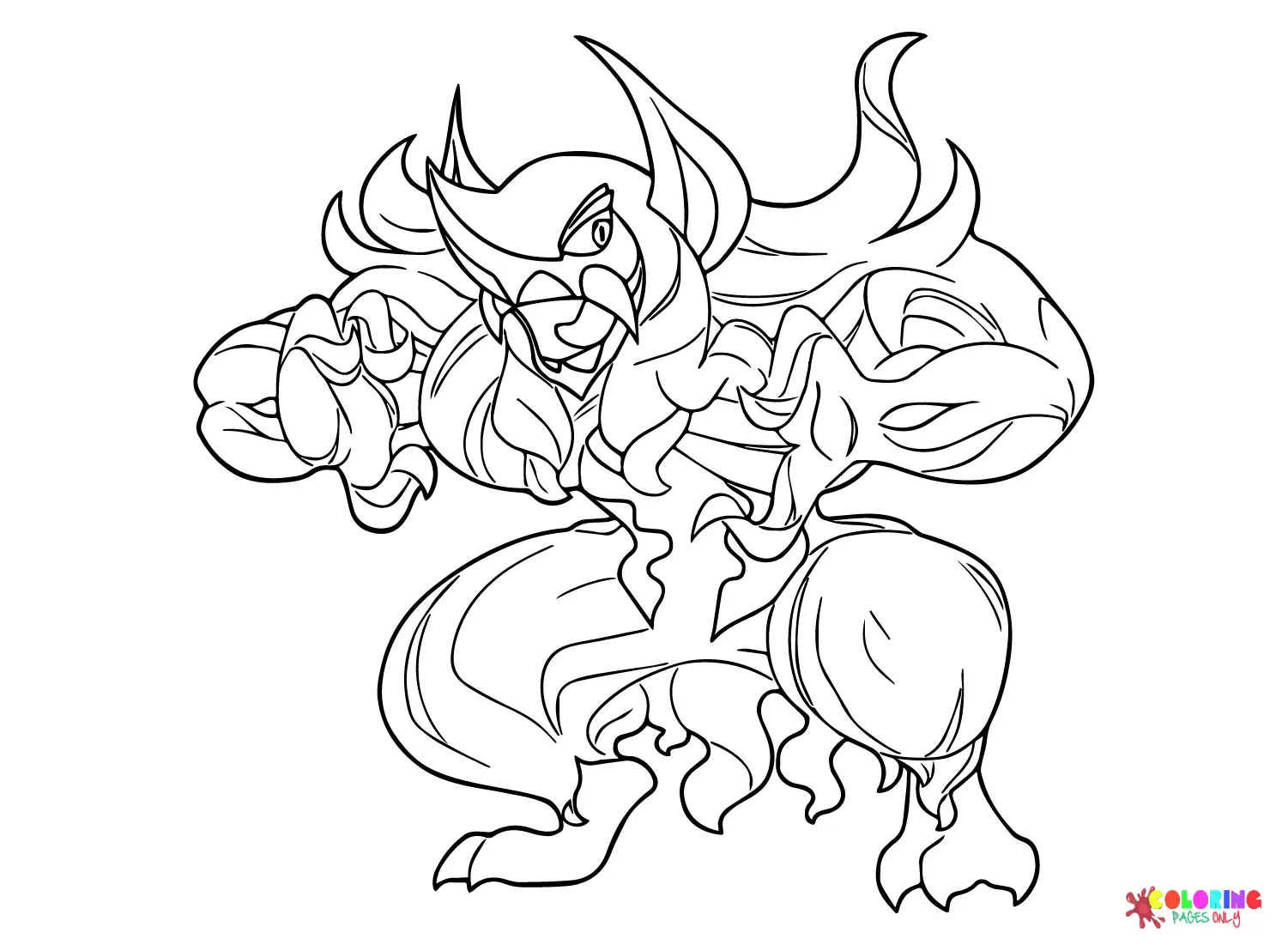Grimmsnarl Coloring Pages 4