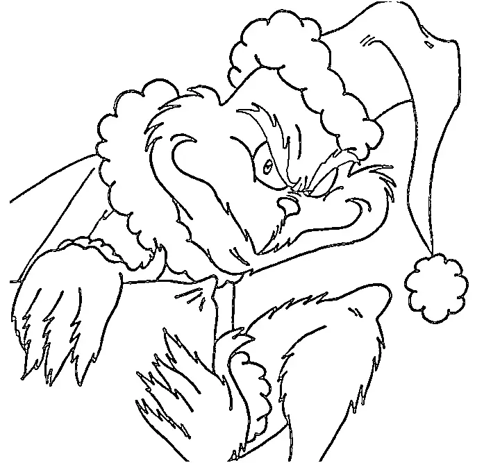 Grinch Coloring Pages 19