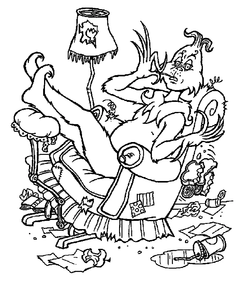 Grinch Coloring Pages 20