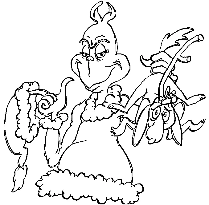 Grinch Coloring Pages 3