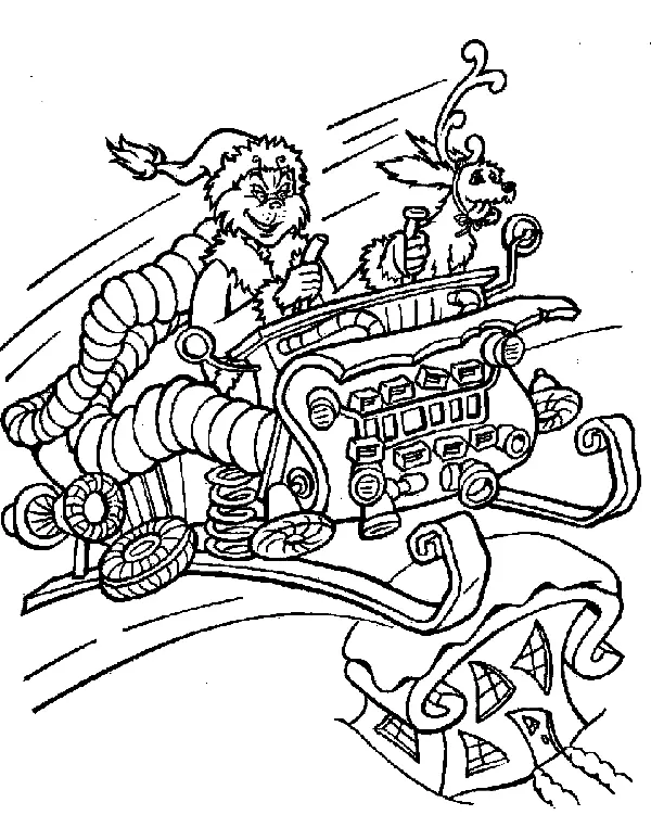 Grinch Coloring Pages 32