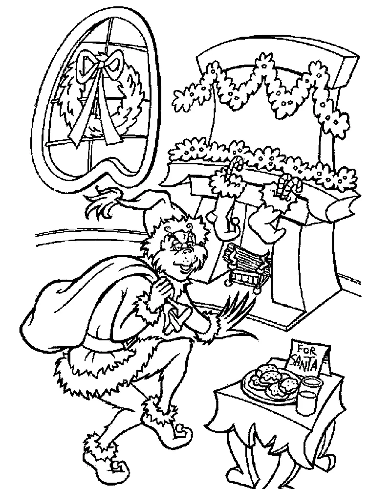 Grinch Coloring Pages 40