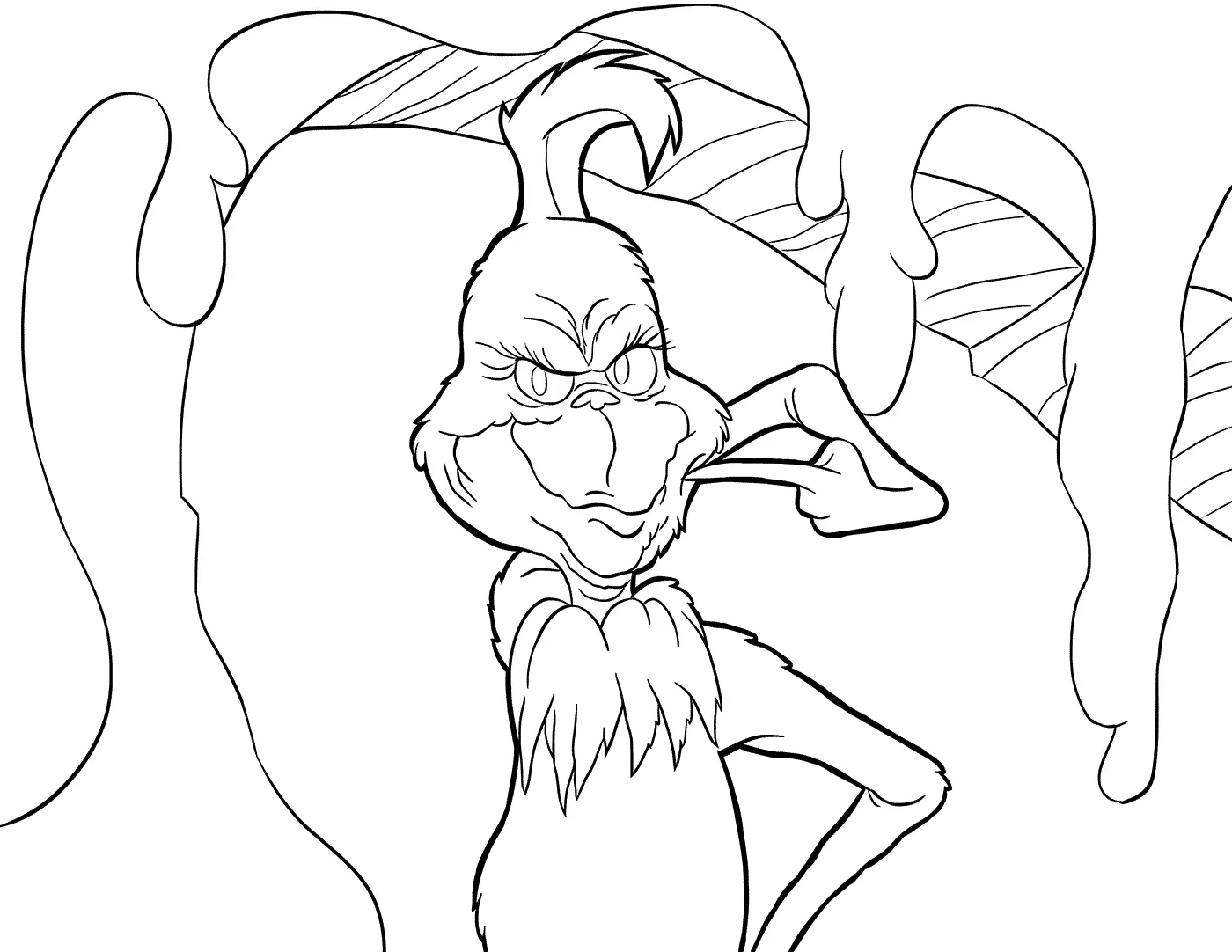 Grinch Coloring Pages 43