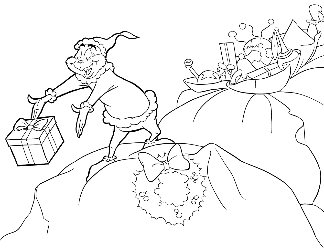 Grinch Coloring Pages 46