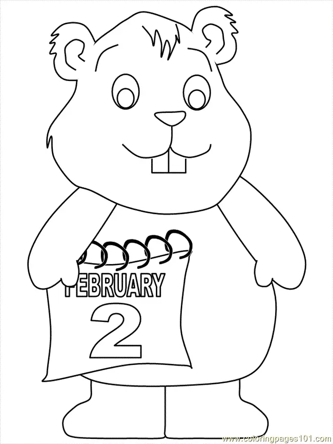Marmota Para Colorear 15
