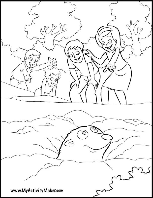 Marmota Para Colorear 26