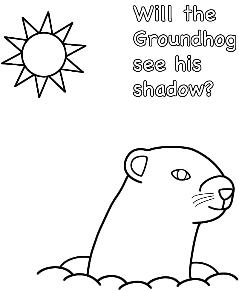 Marmota Para Colorear 31
