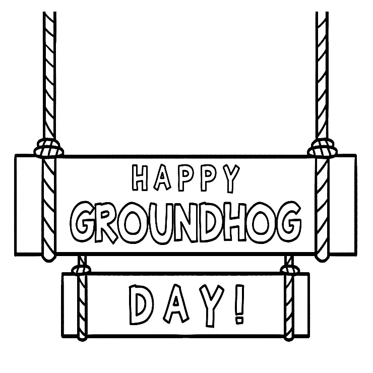 Desenhos de Dia Da Marmota Para Colorir 50