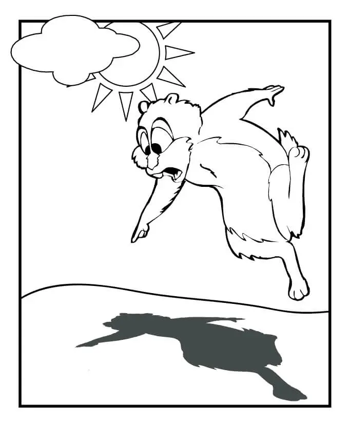 Desenhos de Dia Da Marmota Para Colorir 9