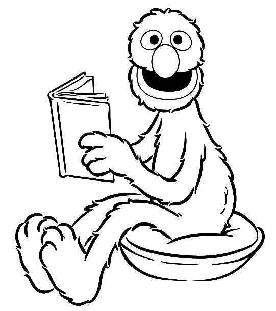 Grover Para Colorear 15