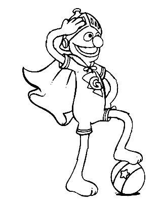 Grover Para Colorear 31