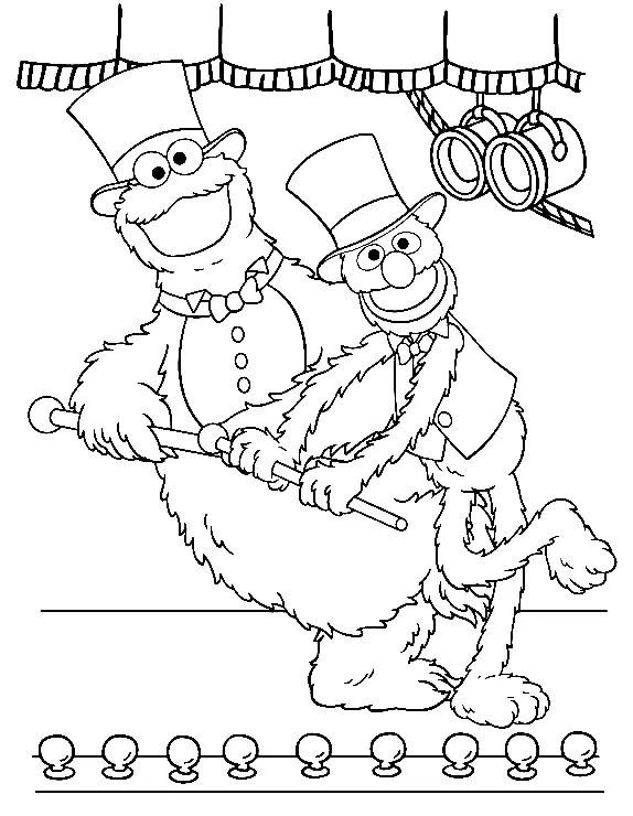 Grover Para Colorear 41