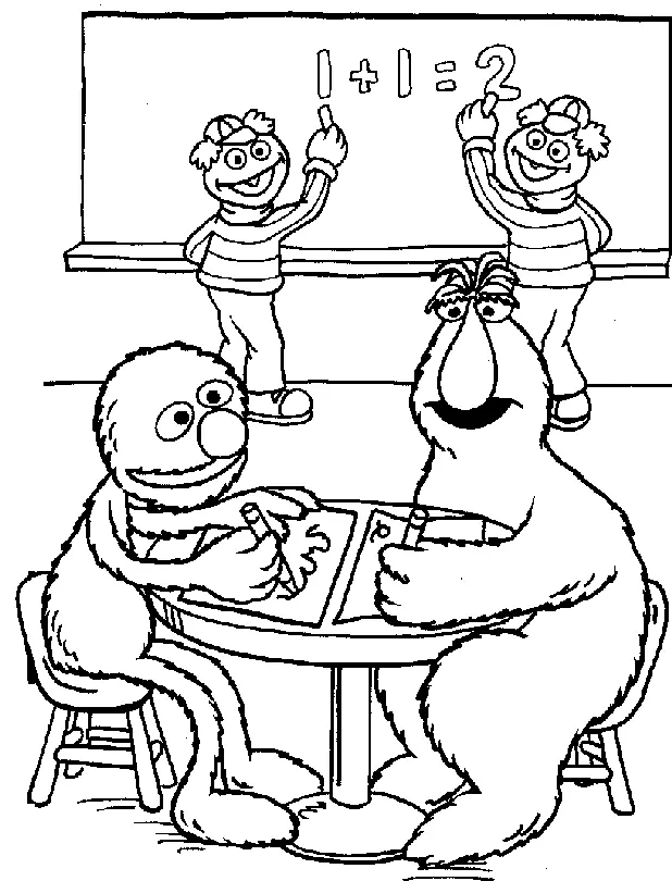Grover Para Colorear 42