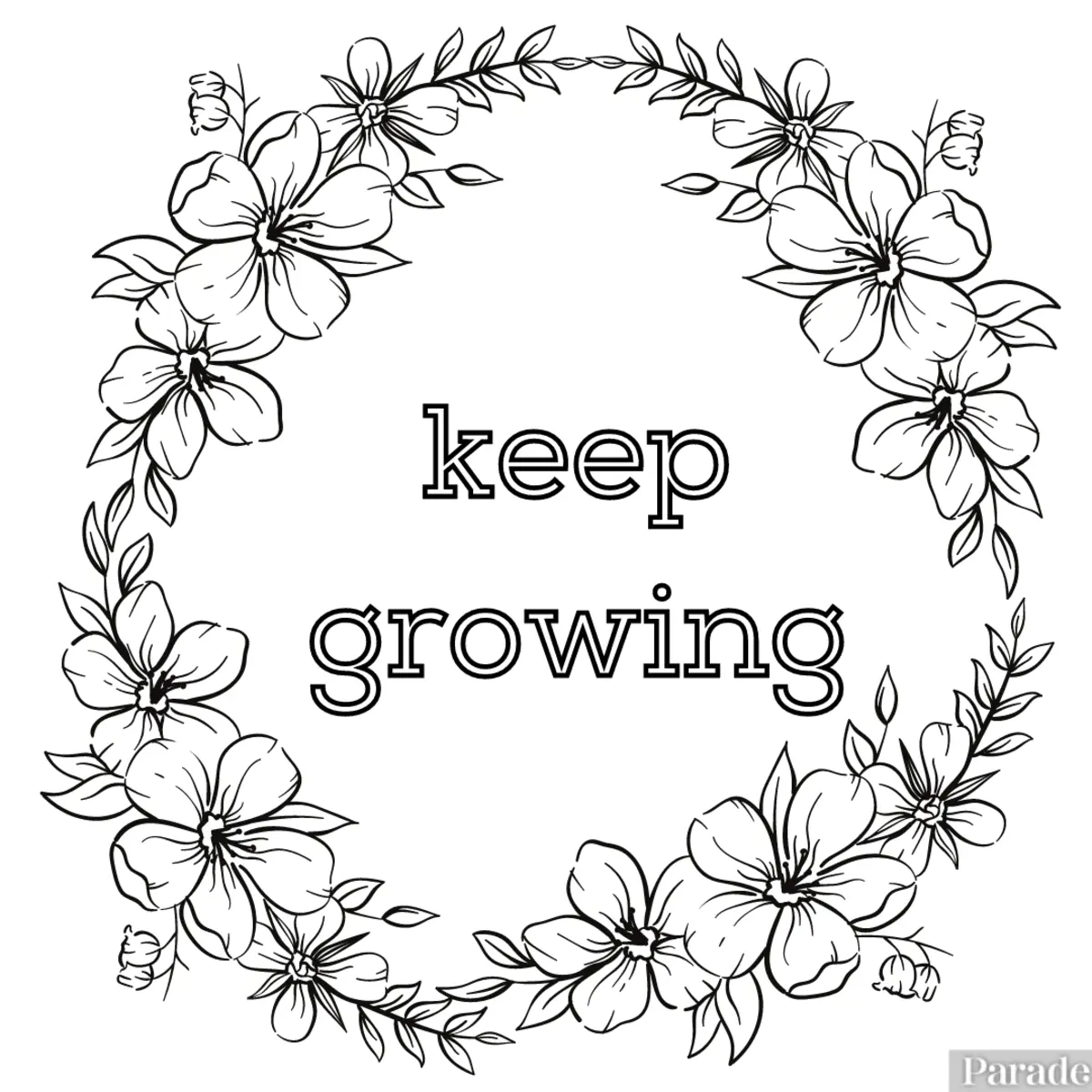 Growing Coloring Pages 10