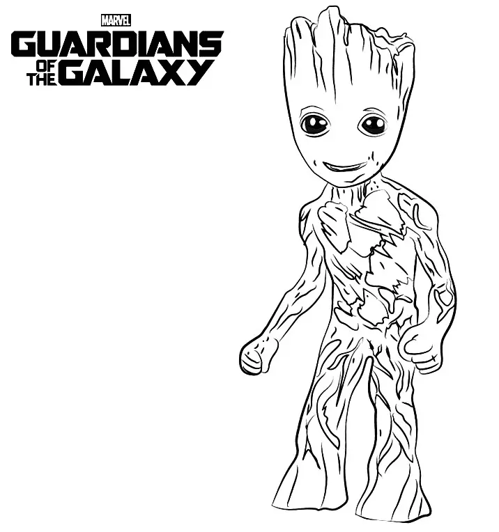 Desenhos de Guardioes Da Galaxia Para Colorir 2