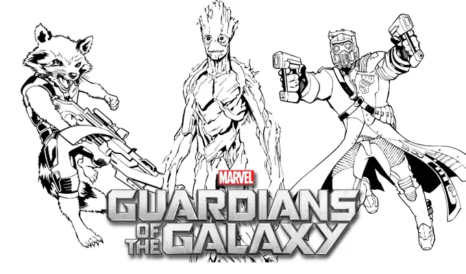 Desenhos de Guardioes Da Galaxia Para Colorir 31