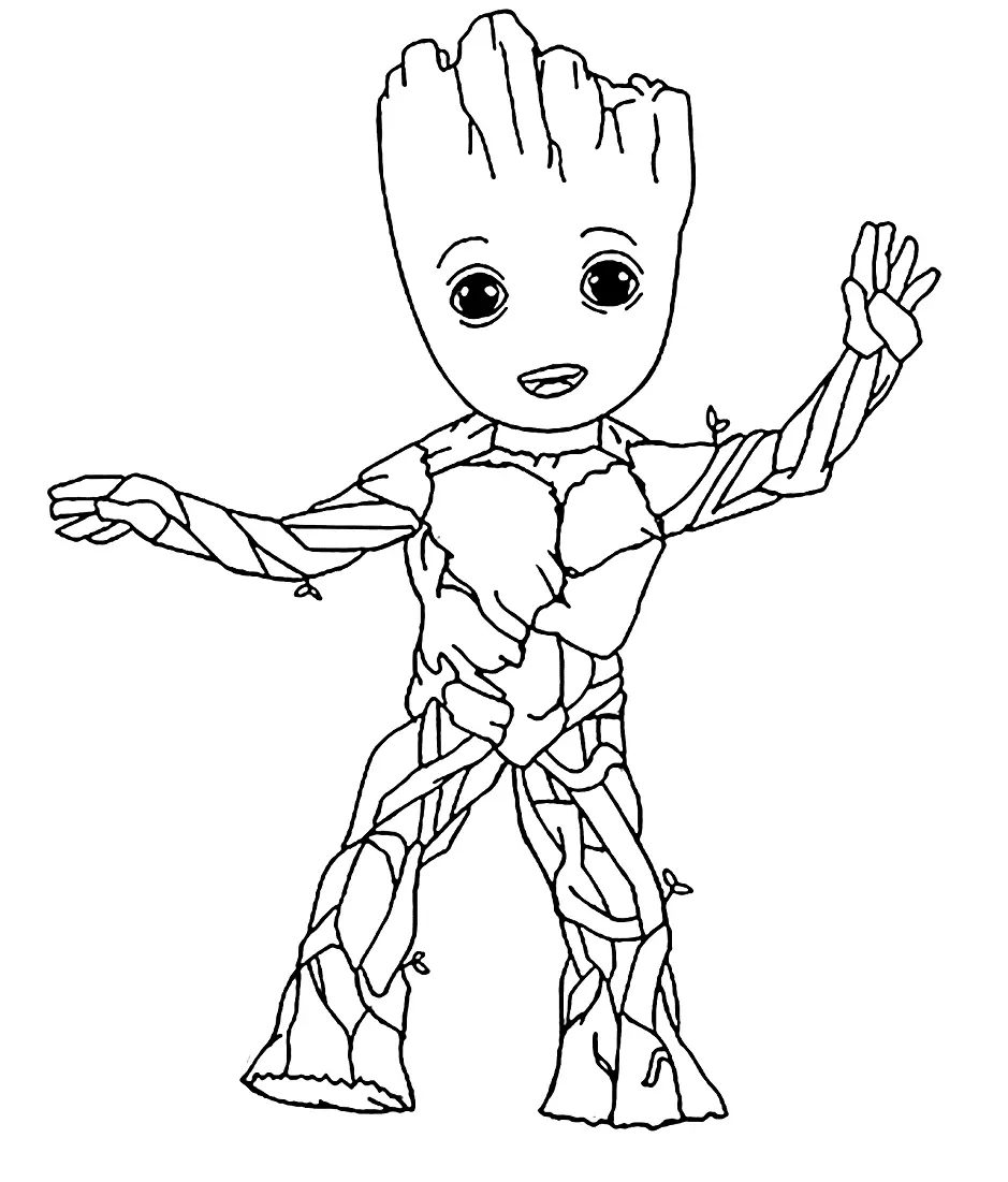 Desenhos de Guardioes Da Galaxia Para Colorir 6